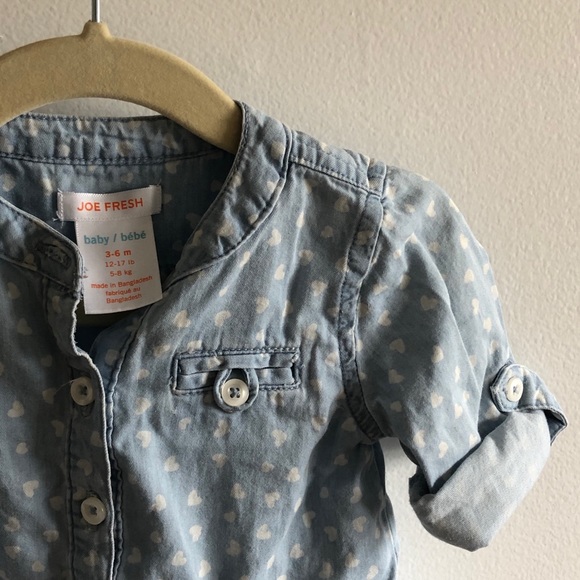 Peplum Chambray 3-6m - Picture 2 of 3